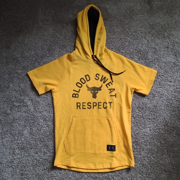 project rock yellow hoodie
